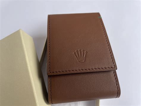 travel watch case rolex|rolex leather pouch.